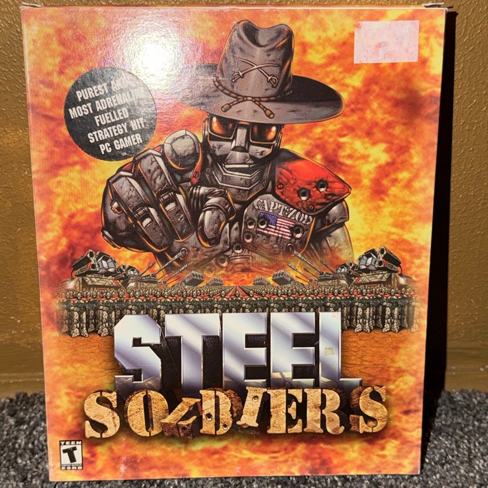 Steel Soldiers PC Video Game Rated T For Teen Vintage Classic Used Pre Owned ESR